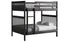 Canadian Made Solid Wood Bunk Bed - Double over Double - Classic | Brindle | Cloud | Espresso | Graphite | Storm