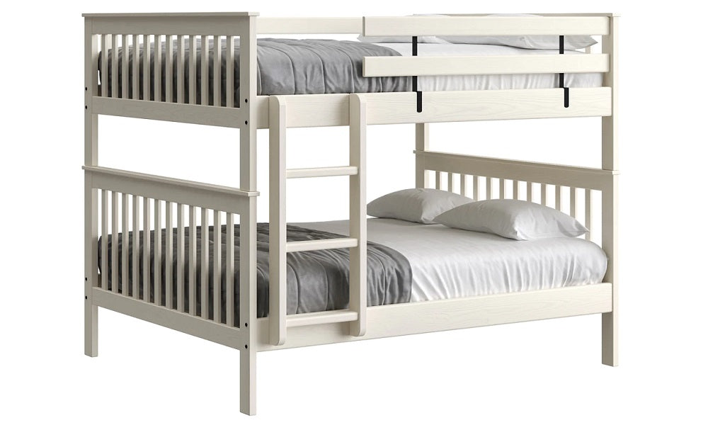 Canadian Made Solid Wood Bunk Bed - Queen over Queen - Classic | Brindle | Cloud | Espresso | Graphite | Storm