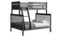Canadian Made Solid Wood Bunk Bed - Twin XL over Queen - Classic | Brindle | Cloud | Espresso | Graphite | Storm