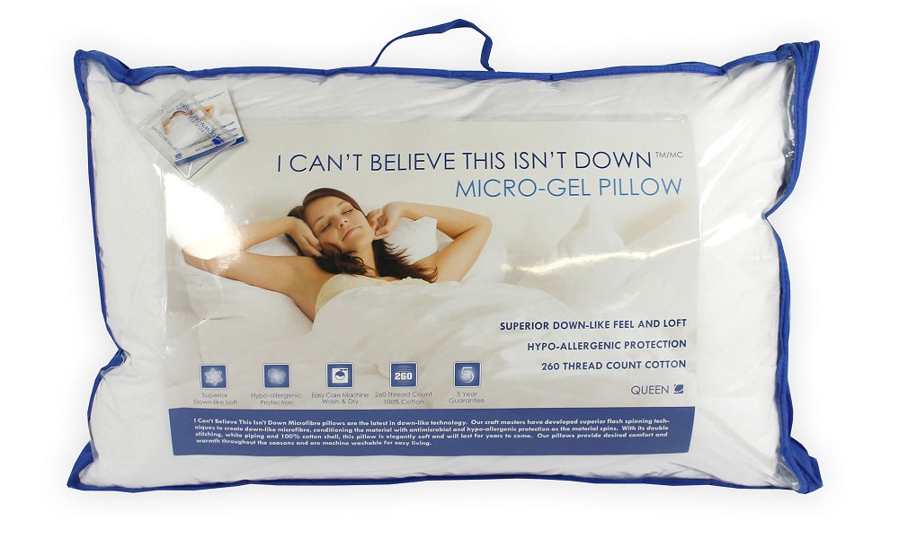 Micro Fibre Gel Pillow - I can't Believe It's not Down - King