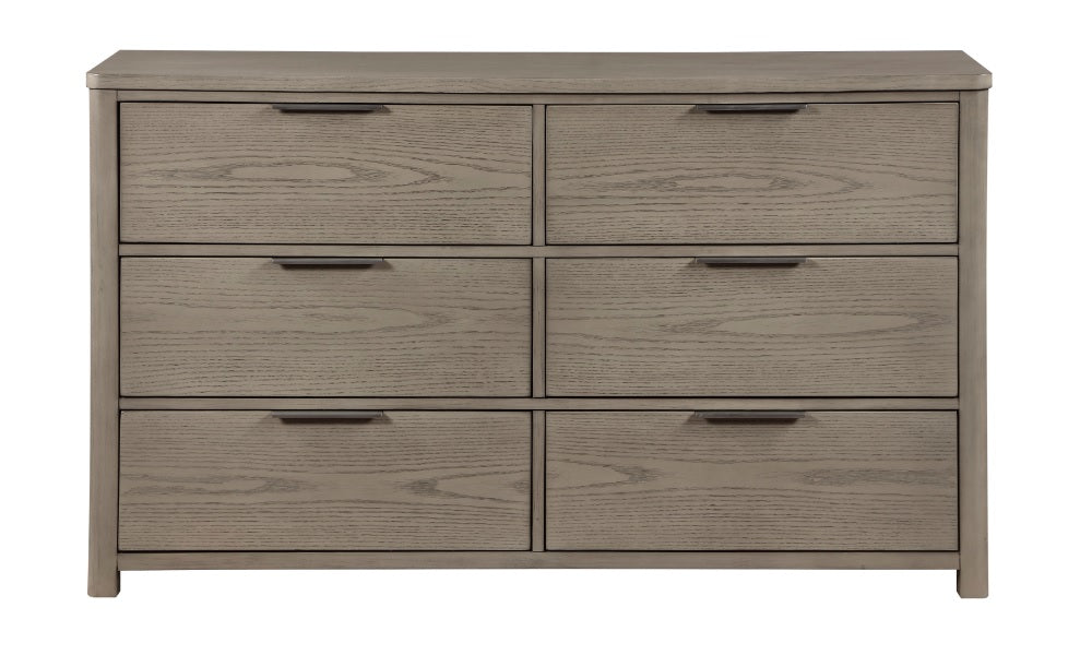 Ensemble de meubles de chambre à coucher en chêne massif - Noyer