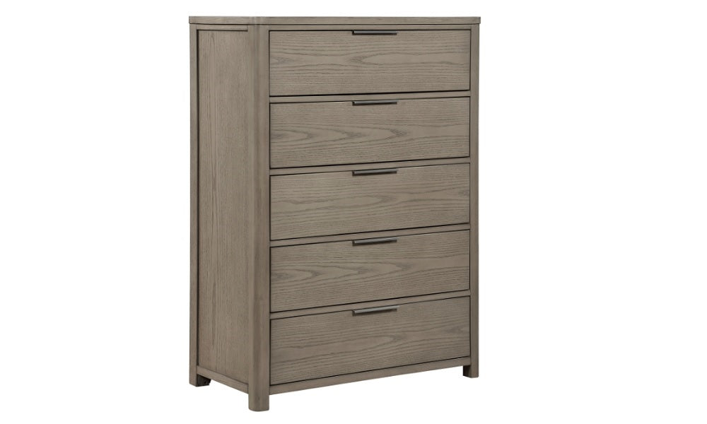 Ensemble de meubles de chambre à coucher en chêne massif - Noyer