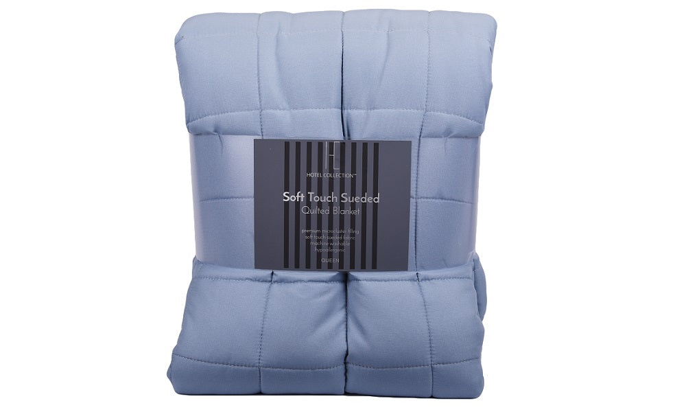 Micro Gel Fibre Hotel Collection Blanket Aegean Blue - Twin