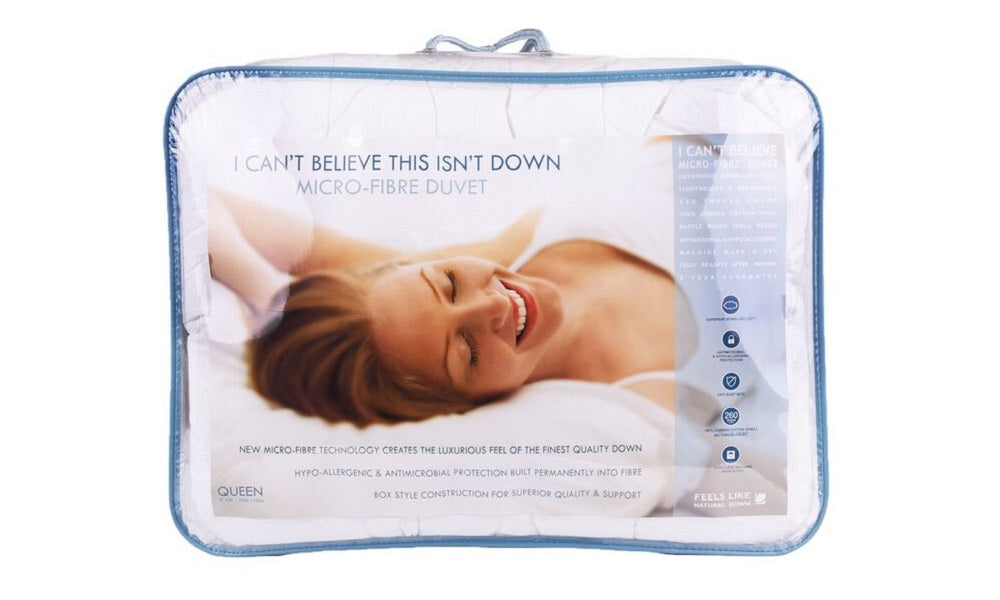  Micro Fibre Duvet - I can't Believe It's not Down - Twin