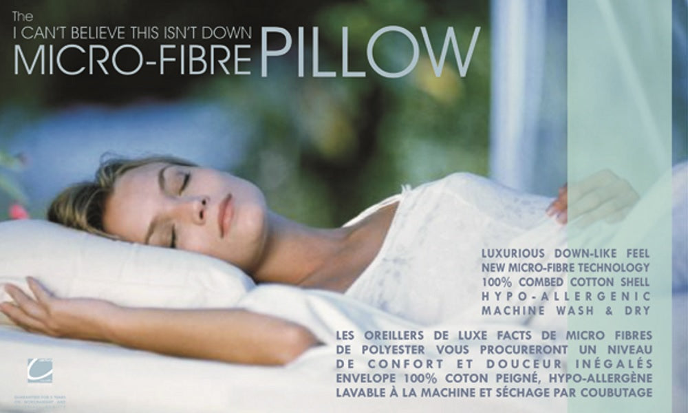 Micro Fibre Gel Pillow - I can't Believe It's not Down - Queen