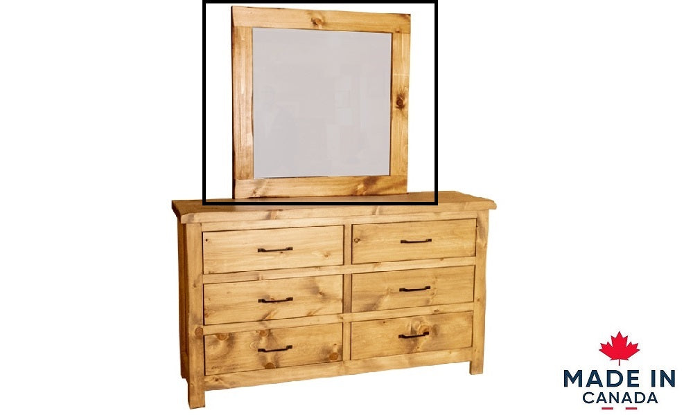 Solid Wood Pine Canadian-Made Bedroom Furniture - 4 Post Rustic Pine