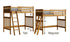 Canadian Made Solid Wood Loft Bunk Bed - Double - Classic | Brindle | Cloud | Espresso | Graphite | Storm