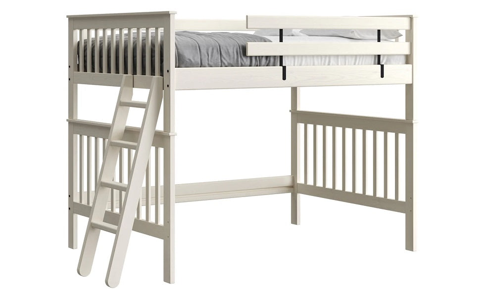 Canadian Made Solid Wood Loft Bunk Bed - Double - Classic | Brindle | Cloud | Espresso | Graphite | Storm