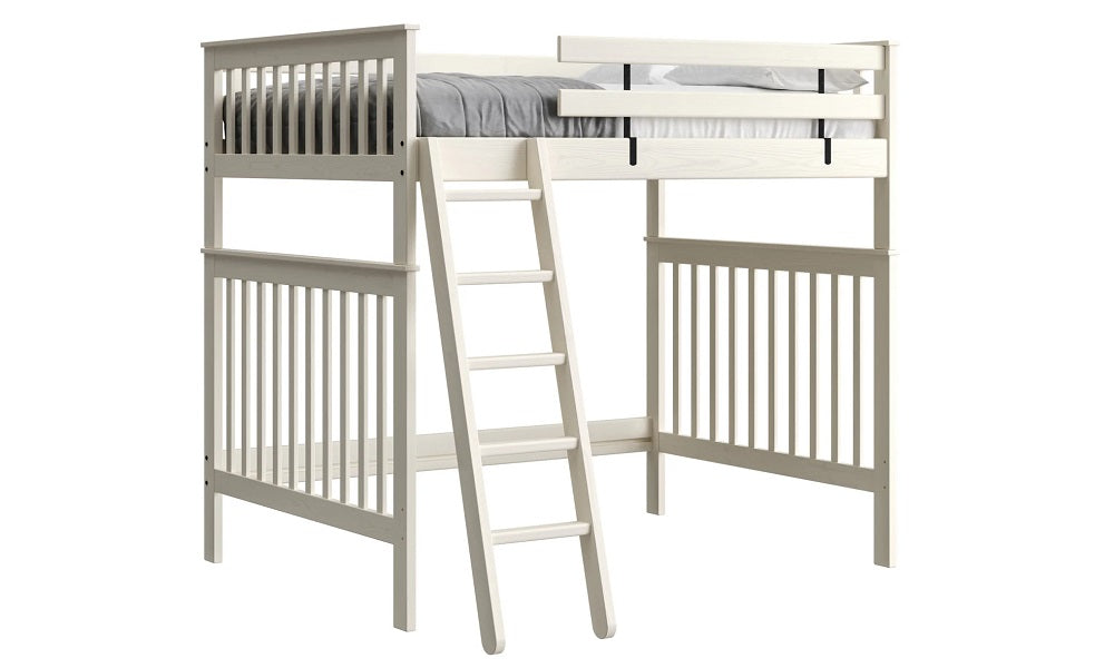 Canadian Made Solid Wood Loft Bunk Bed - Double - Classic | Brindle | Cloud | Espresso | Graphite | Storm