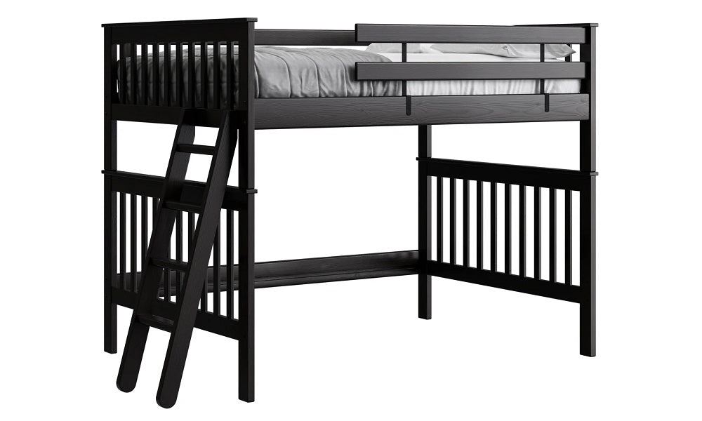 Canadian Made Solid Wood Loft Bunk Bed - Double - Classic | Brindle | Cloud | Espresso | Graphite | Storm
