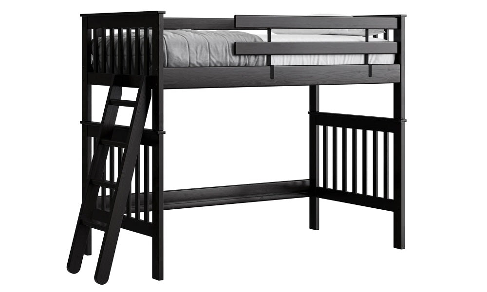 Canadian Made Solid Wood Loft Bunk Bed - Twin - Classic | Brindle | Cloud | Espresso | Graphite | Storm