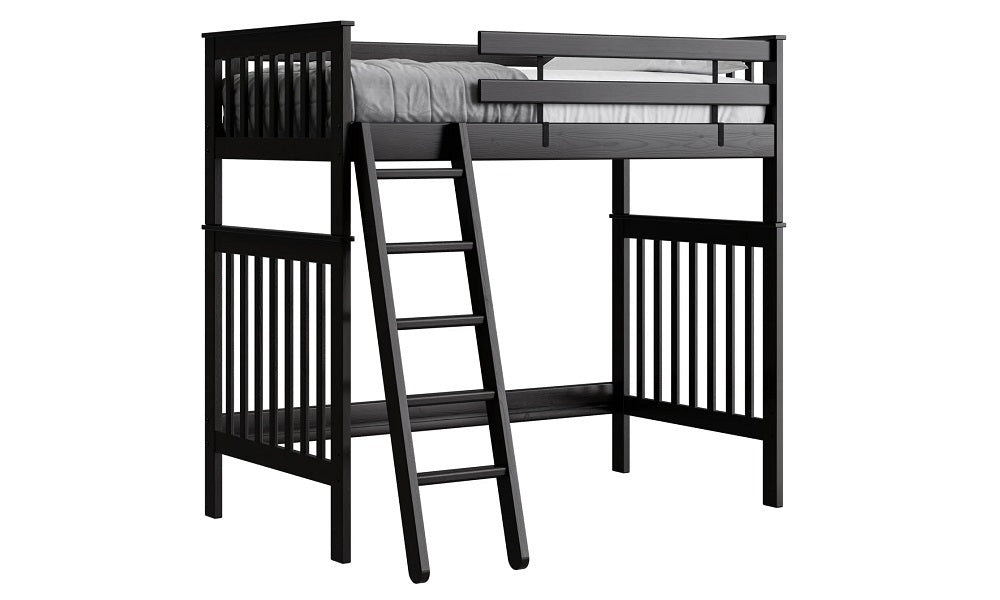 Canadian Made Solid Wood Loft Bunk Bed - Twin - Classic | Brindle | Cloud | Espresso | Graphite | Storm