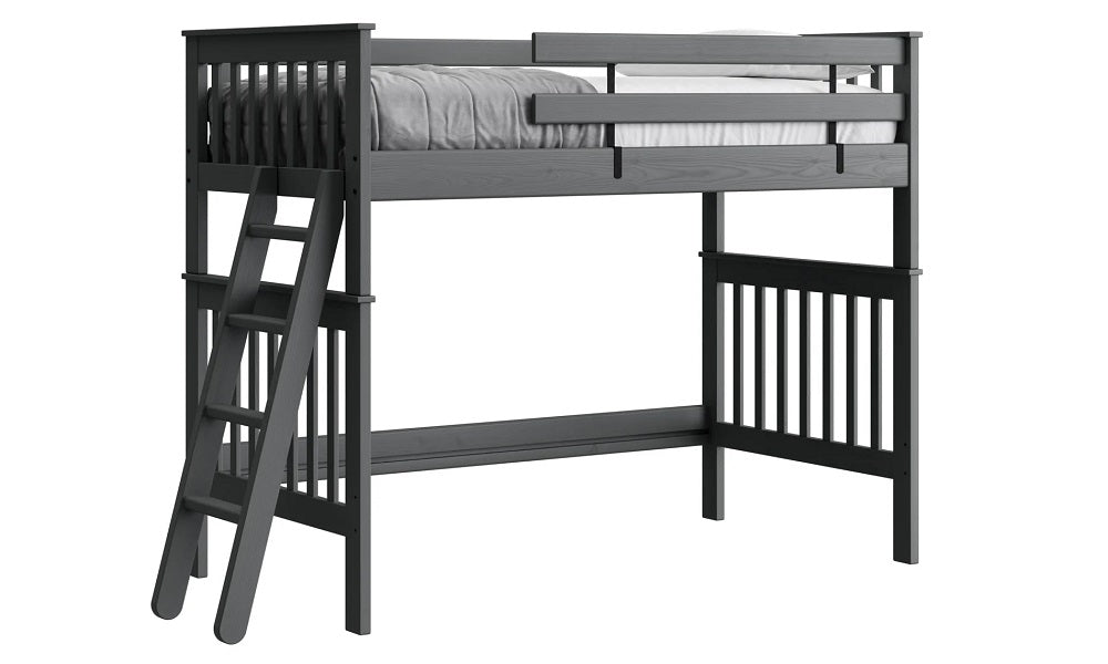 Canadian Made Solid Wood Loft Bunk Bed - Twin - Classic | Brindle | Cloud | Espresso | Graphite | Storm
