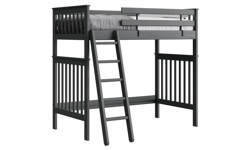 Canadian Made Solid Wood Loft Bunk Bed - Twin - Classic | Brindle | Cloud | Espresso | Graphite | Storm