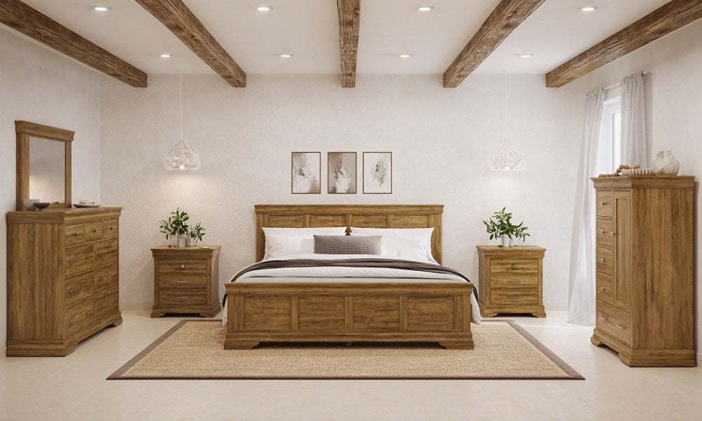 Solid Wood Maple Canadian-Made Bedroom Furniture - Louis Rustique