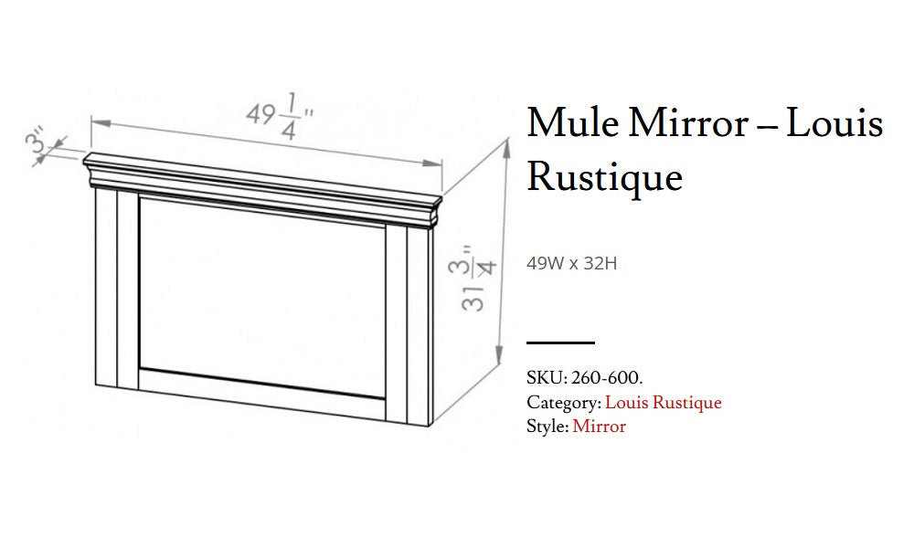 Meubles de chambre à coucher en érable massif, fabrication canadienne - Louis Rustique Classic