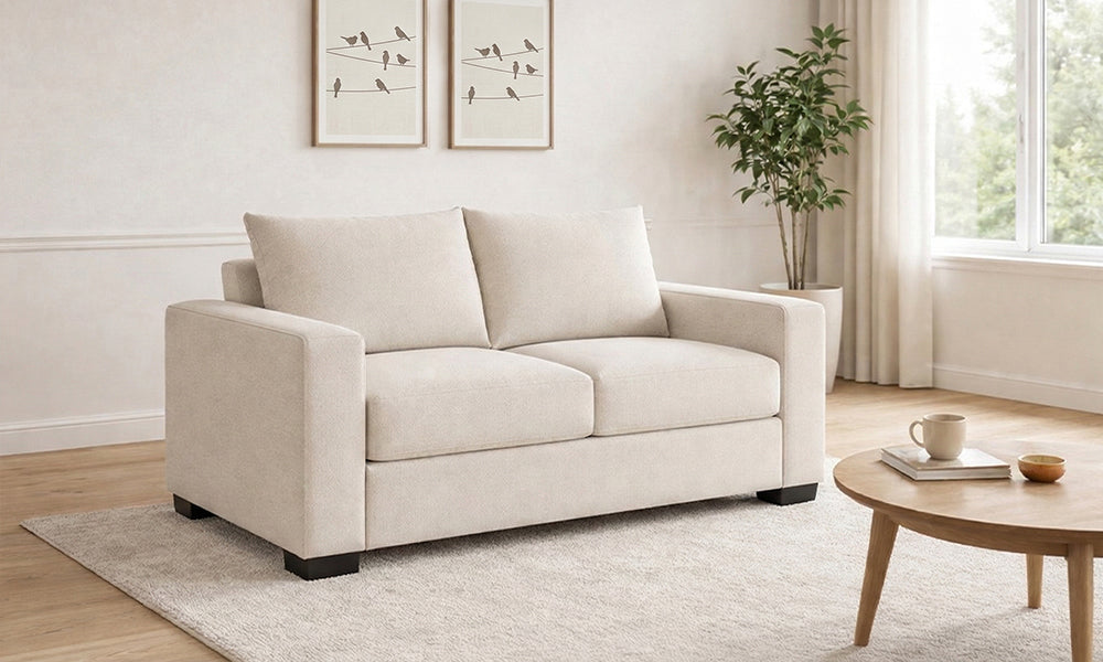 Canapé-lit luxueux en tissu (fabriqué au Canada)