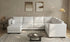 Luxury Fabric Sectional 2 x 2 with High Arm Rest Chaise (Made in Canada)