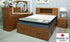 Canadian-Made Bedroom Furniture with 6 Drawers - Frontier Smoke Wood