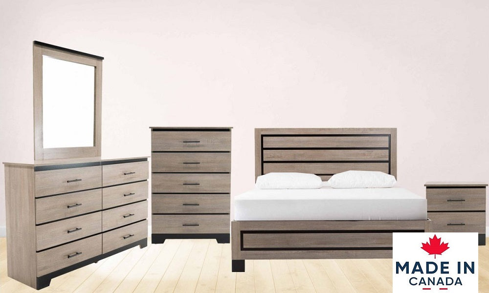 Canadian-Made Bedroom Furniture - Sandstone Continental Coast