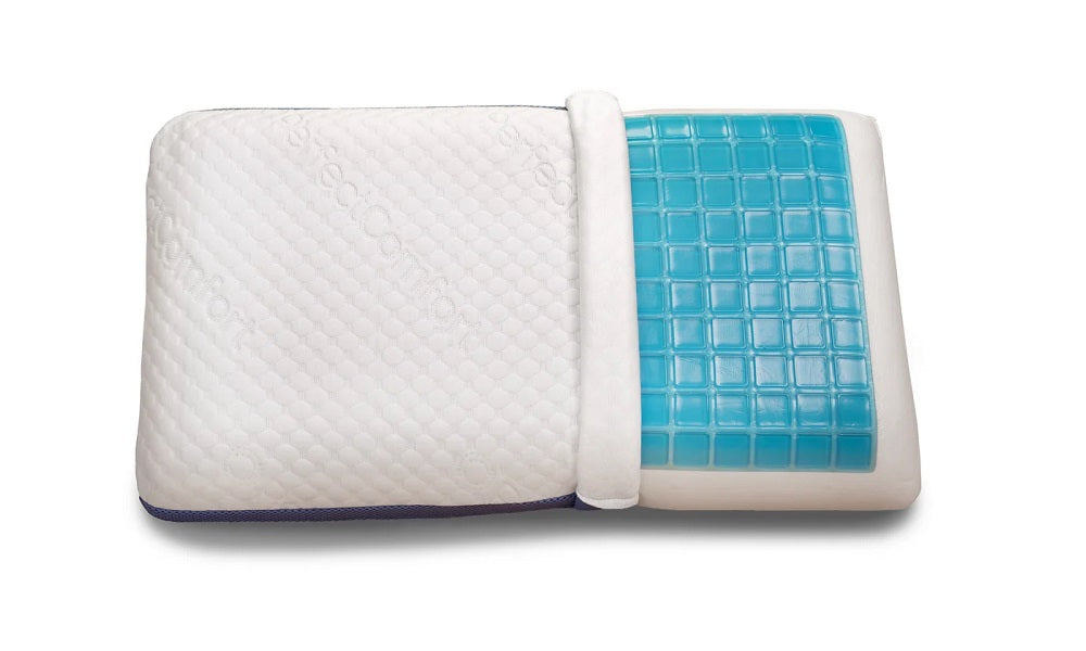 Oreiller en mousse à mémoire de forme avec couche de gel Tempertech