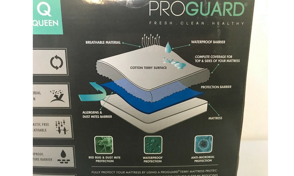 Premium Terry Waterproof ProGuard Mattress Protector - Twin