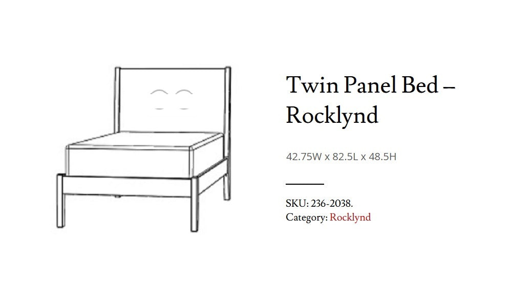 Solid Wood Maple Canadian-Made Bedroom Furniture - Rocklynd