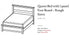 Meubles de chambre à coucher en érable massif, fabrication canadienne - Ébène scié brut