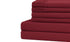 Live Well 6 Piece Eco Friendly Soft Bamboo Sheet Set - Burgundy