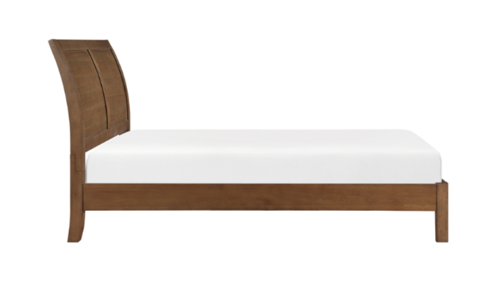 Solid Oak Wood Engineered and Veneer Bedroom Set - King Bed size
