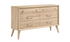 Solid Oak Wood Engineered and Veneer Bedroom Set - oak - 6 Drawer Chest