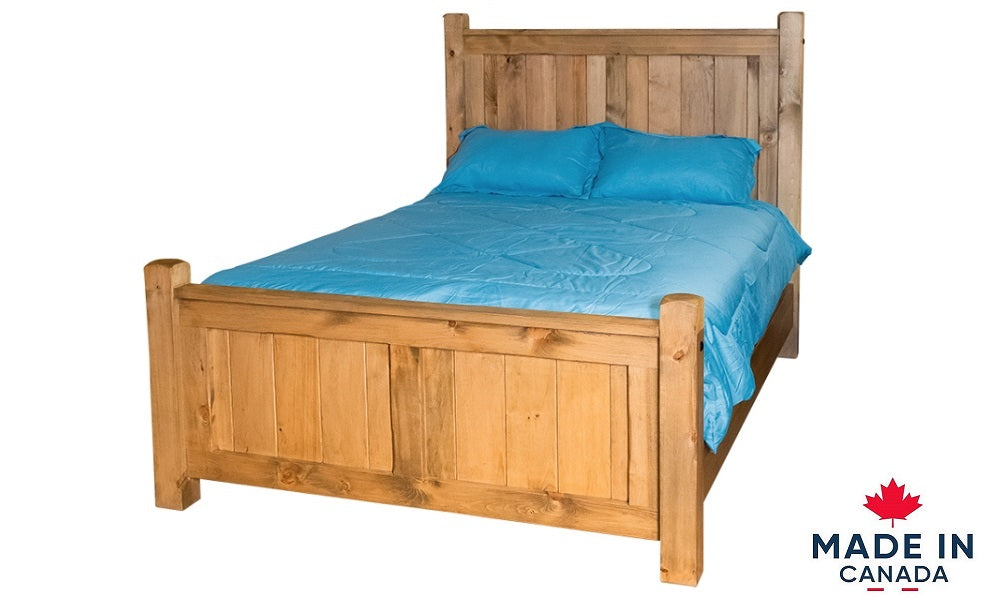 Solid Wood Bedroom Set - 4 Post Double Bed