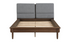 Solid Wood Engineered and Veneer Bedroom Set - Walnut Veneer - Platform Bed