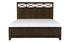 Solid Wood and Ash Veneer Bedroom Set - Dark Brown - Queen Bed