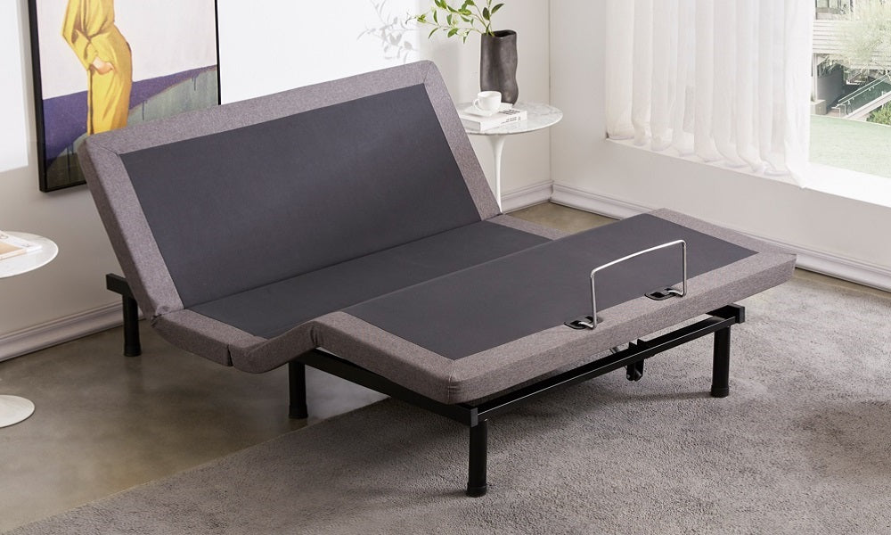 Electric Adjustable Platform Bed - Grey