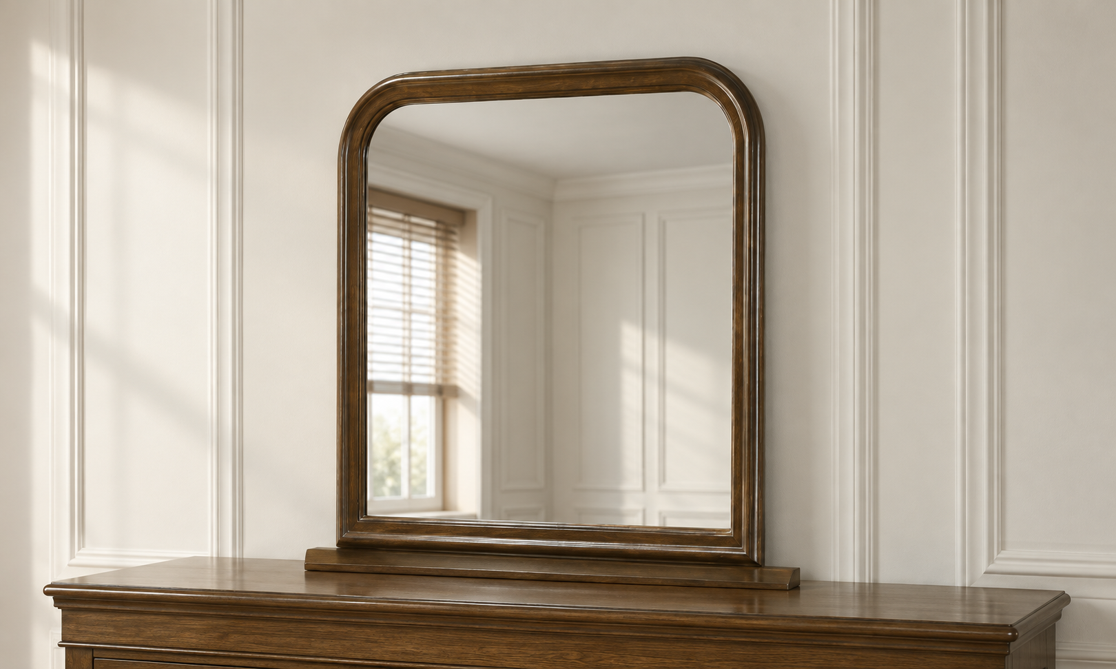 Solid Oak Wood Bedroom Furniture Set - Toffee