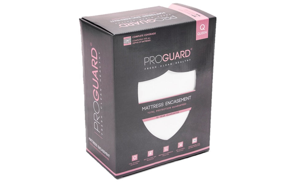 Premium Waterproof ProGuard Mattress Encasement - Queen